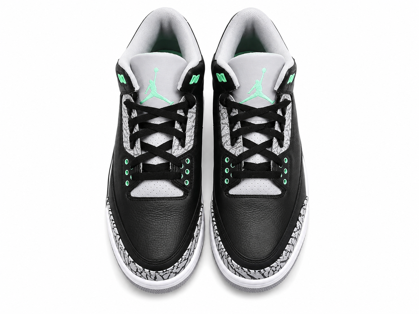 Black & Green Basketball Sneakers | Premium Leather Sports Shoes