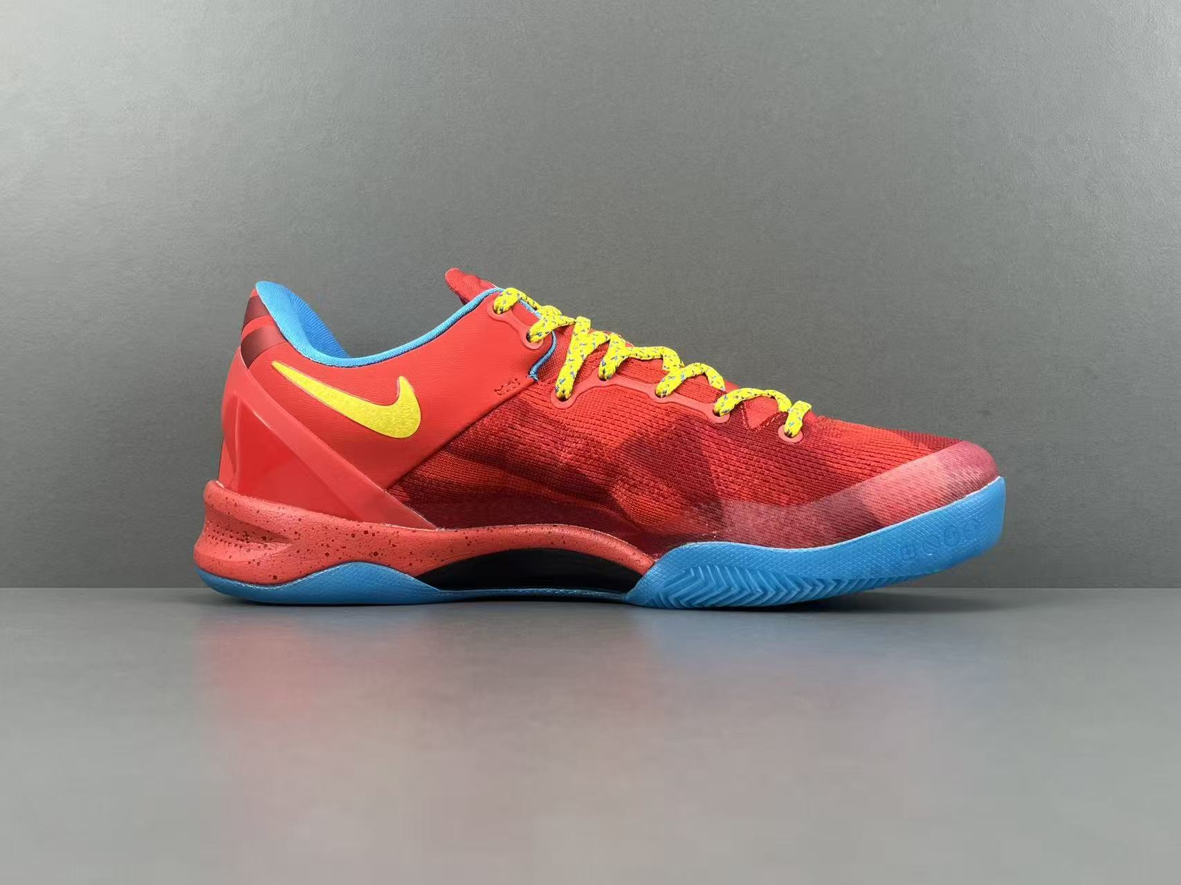 Professional Low-Top Basketball Shoes – Red Blue Colorway