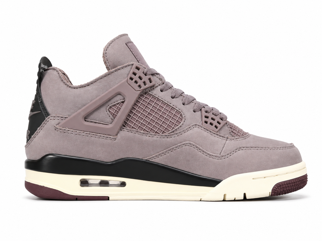 Dusty Mauve Basketball Sneakers | Premium Suede Sports Shoes