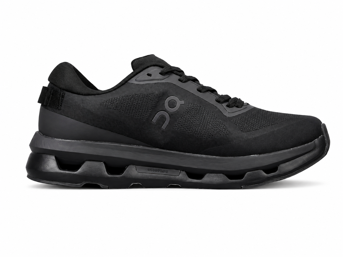 Men's All Black Lightweight Running Shoes | Breathable Cushion Athletic Sneakers