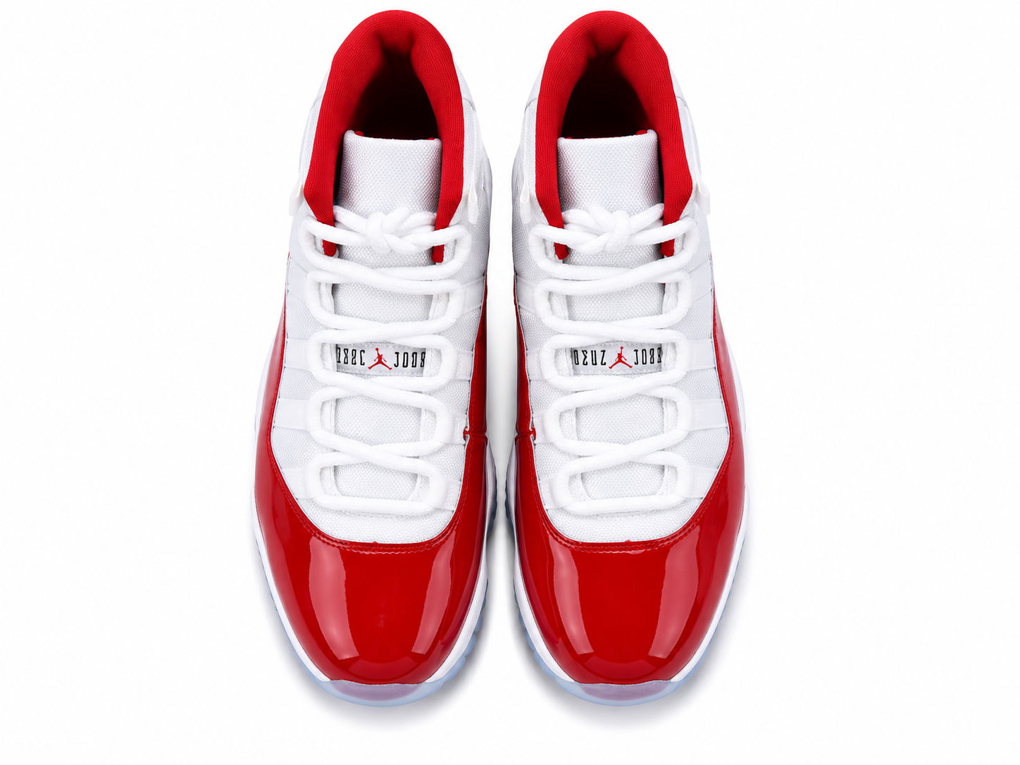 Premium Red White High-Top Basketball Shoes