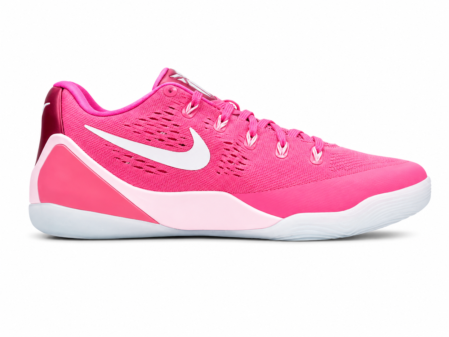 Pink Low-Top Basketball Shoes – Lightweight Court Sneakers