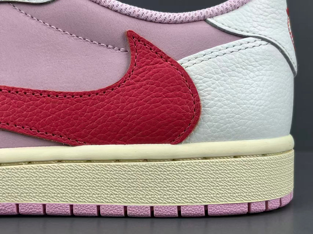 Vintage Pink Low-Top Casual Sneakers