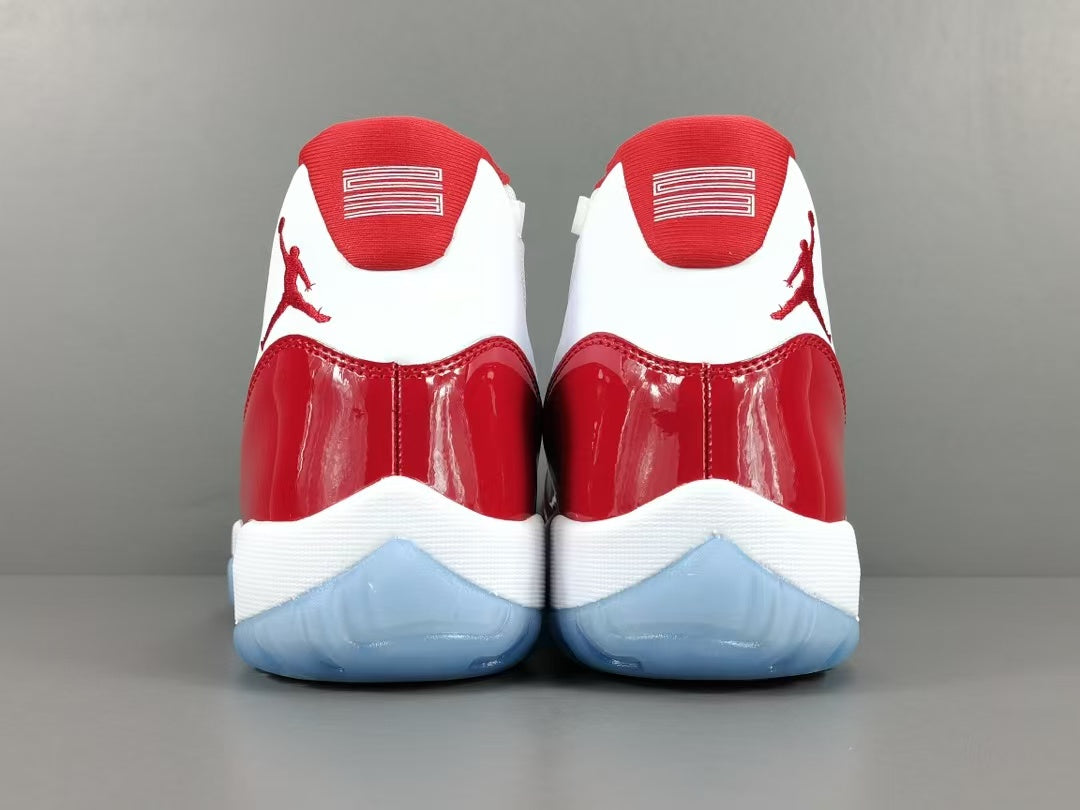 Premium Red White High-Top Basketball Shoes