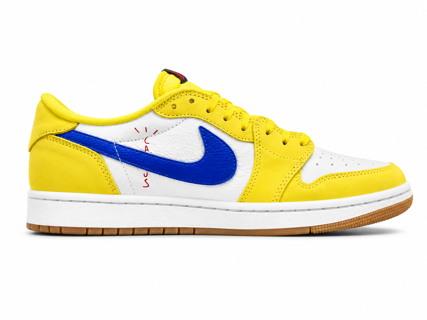 Yellow & Blue Low Top Sneakers | Premium Casual Sports Shoes