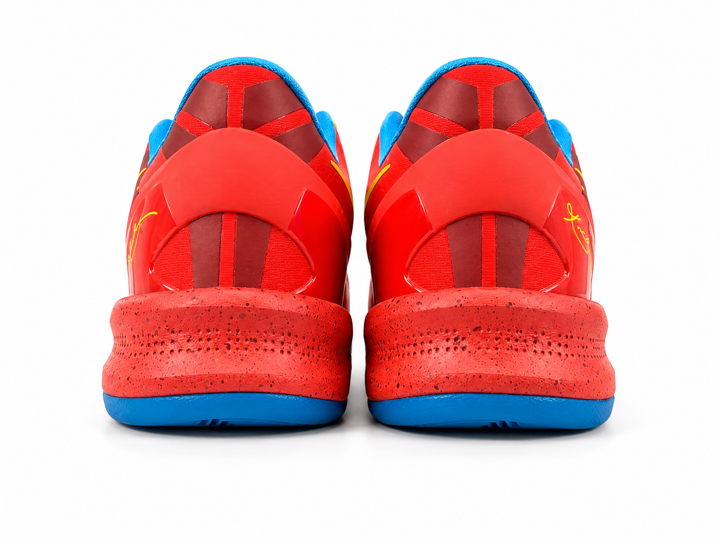 Professional Low-Top Basketball Shoes – Red Blue Colorway