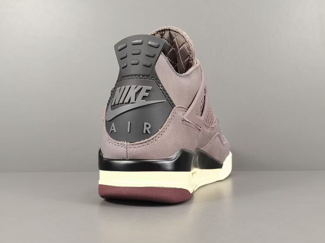 Dusty Mauve Basketball Sneakers | Premium Suede Sports Shoes