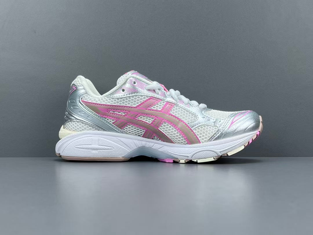 Women's Silver Pink Mesh Running Sneakers | Lightweight Cushion Sports Shoes