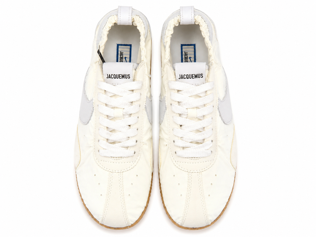Classic White Retro Running Shoes | Lightweight Casual Sneakers