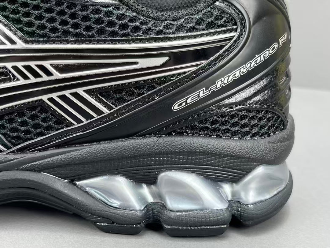 Black Mesh Running Sneakers | Lightweight Cushion Athletic Shoes
