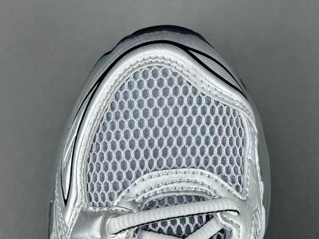 Silver Grey Mesh Running Shoes | Lightweight Comfort Sneakers