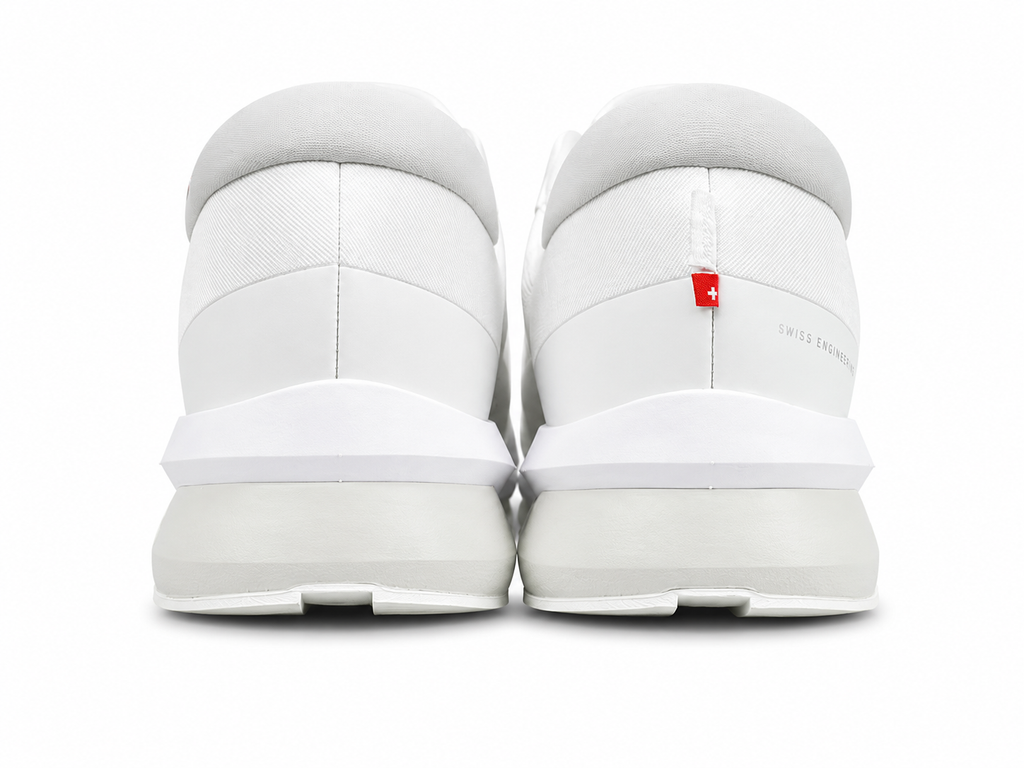 Premium White Performance Running Shoes | Lightweight Sports Sneakers