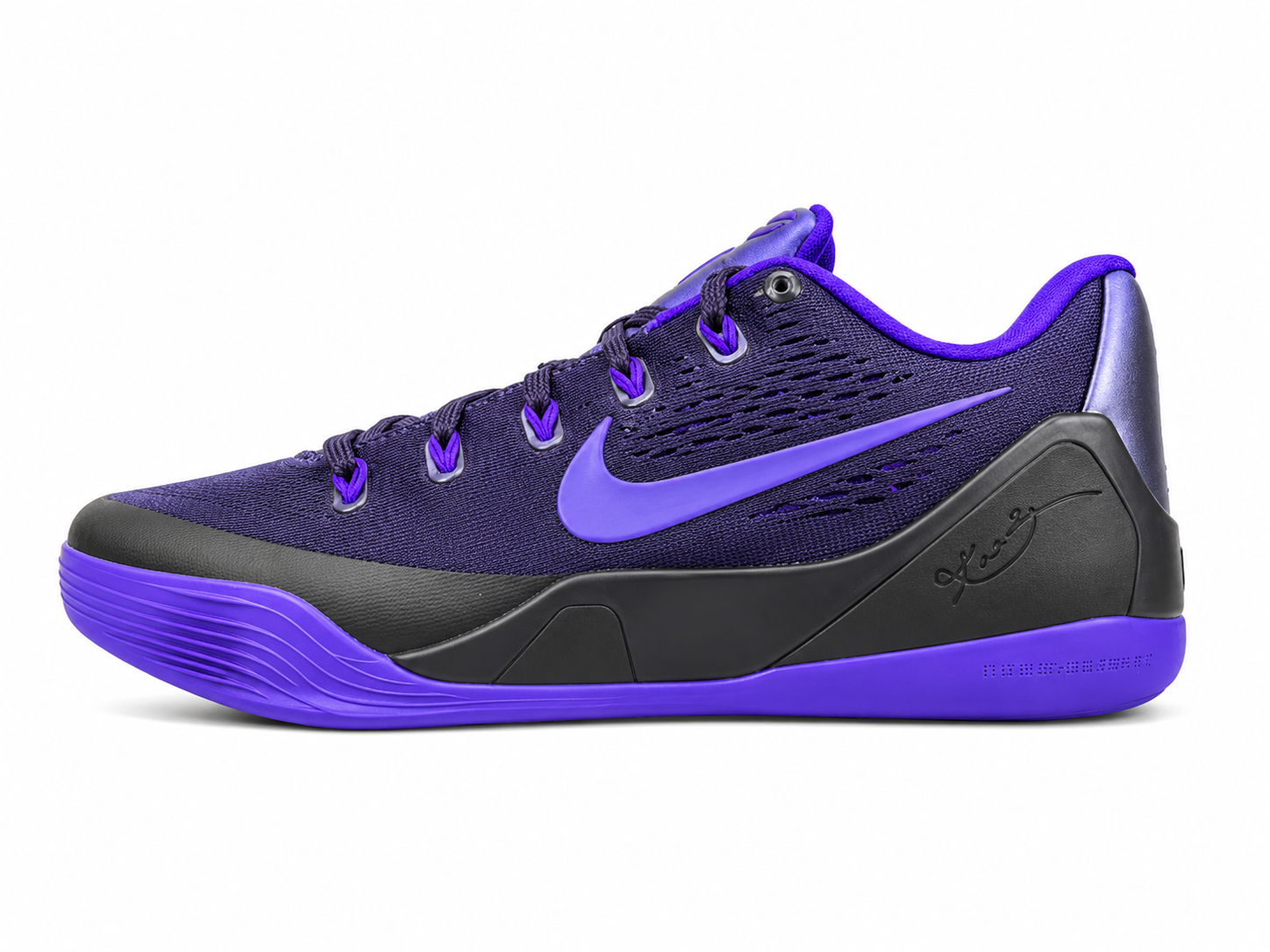 Purple Black Basketball Shoes | Lightweight Performance Court Sneakers