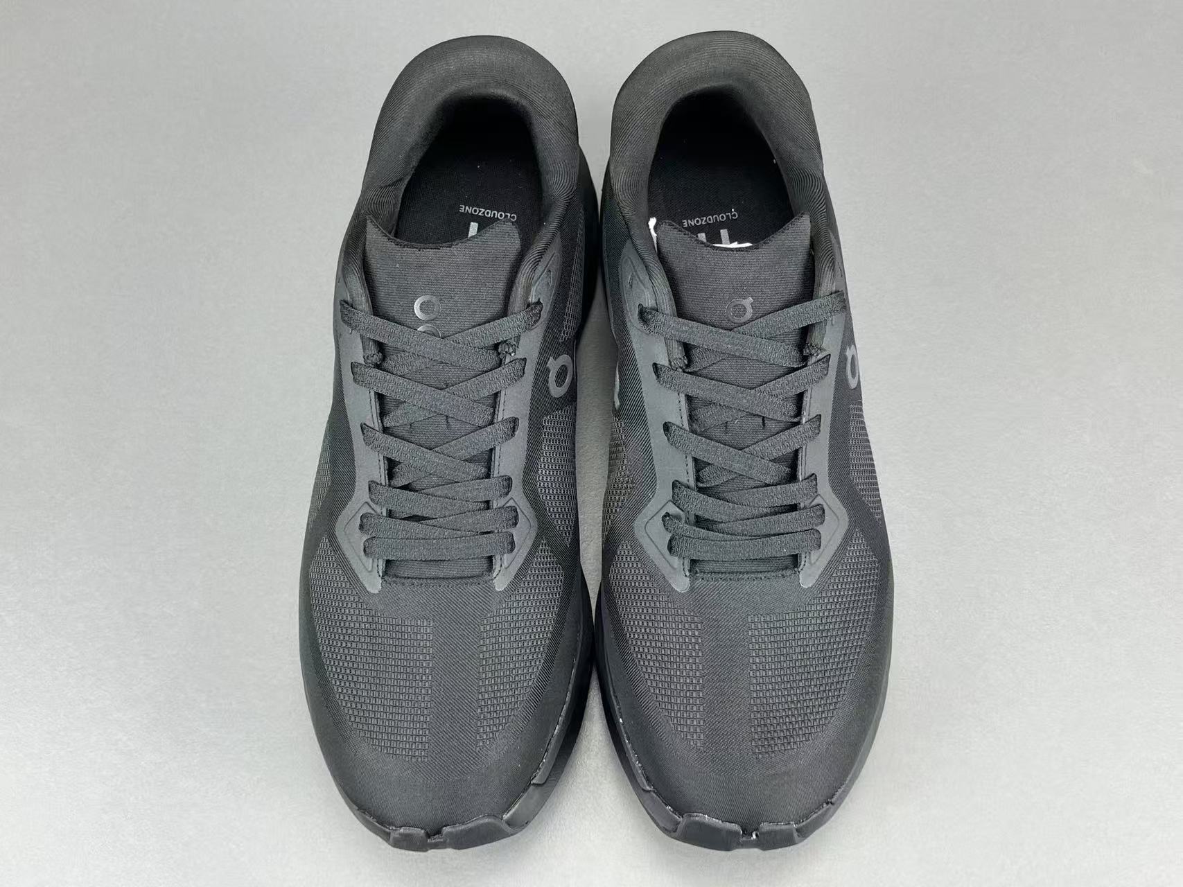 Men's All Black Lightweight Running Shoes | Breathable Cushion Athletic Sneakers