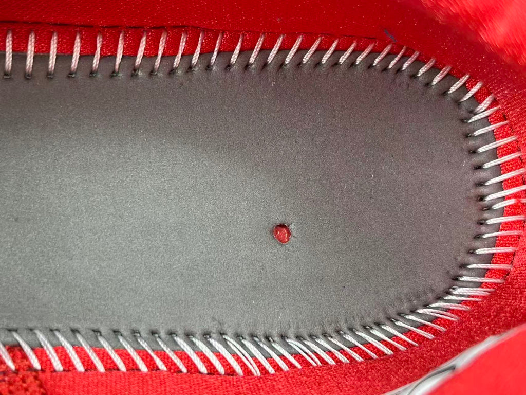 Silver Red Basketball Shoes | High-Traction Performance Sneakers