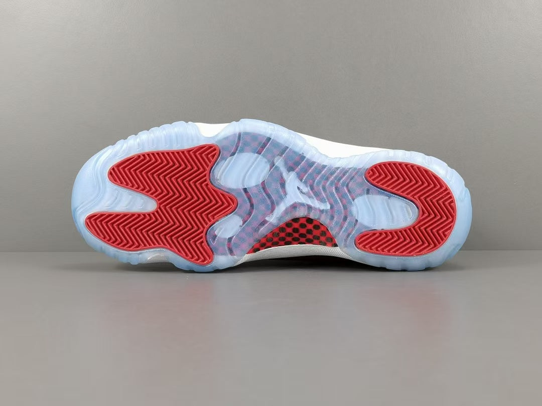 Premium Red White High-Top Basketball Shoes