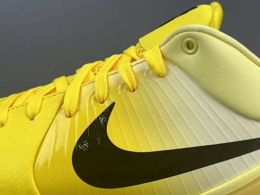 Classic Yellow Low-Top Basketball Shoes | Lightweight Court Sneakers