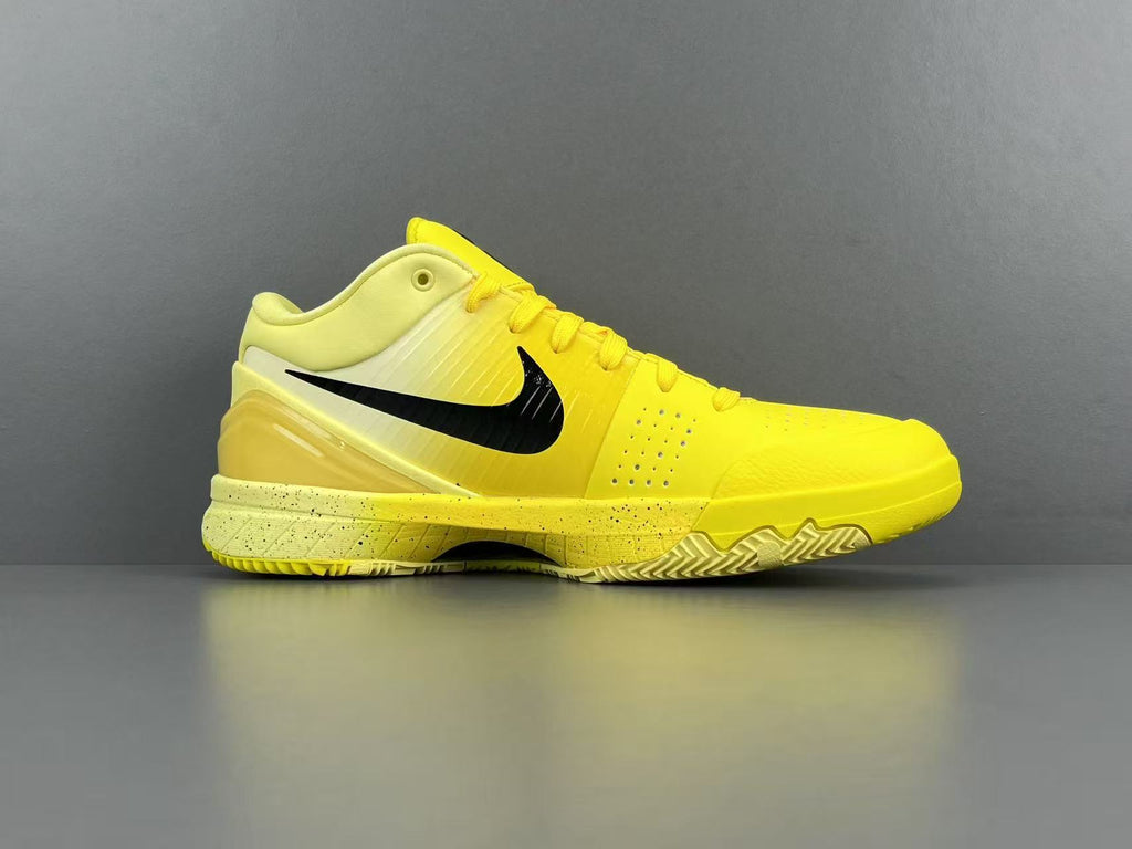Classic Yellow Low-Top Basketball Shoes | Lightweight Court Sneakers