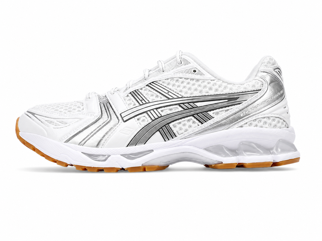 White Silver Running Shoes | Breathable Athletic Sneakers