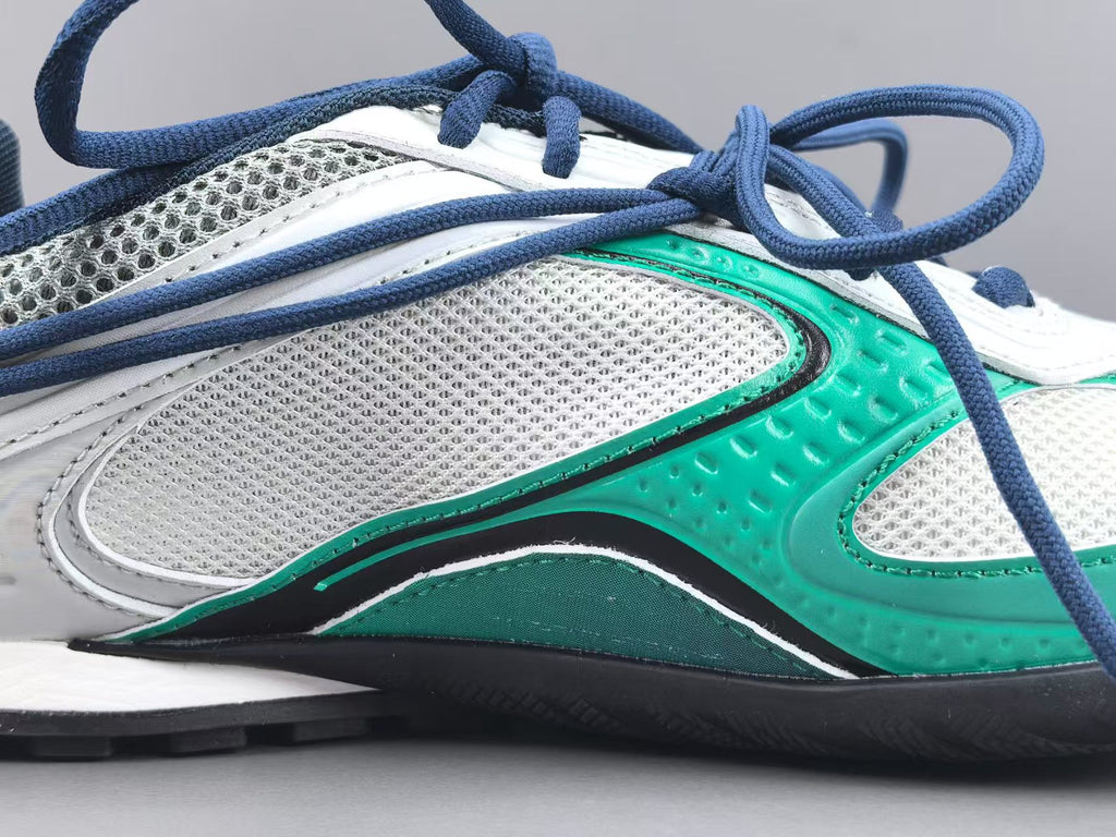 Premium Running Shoes – Green & White