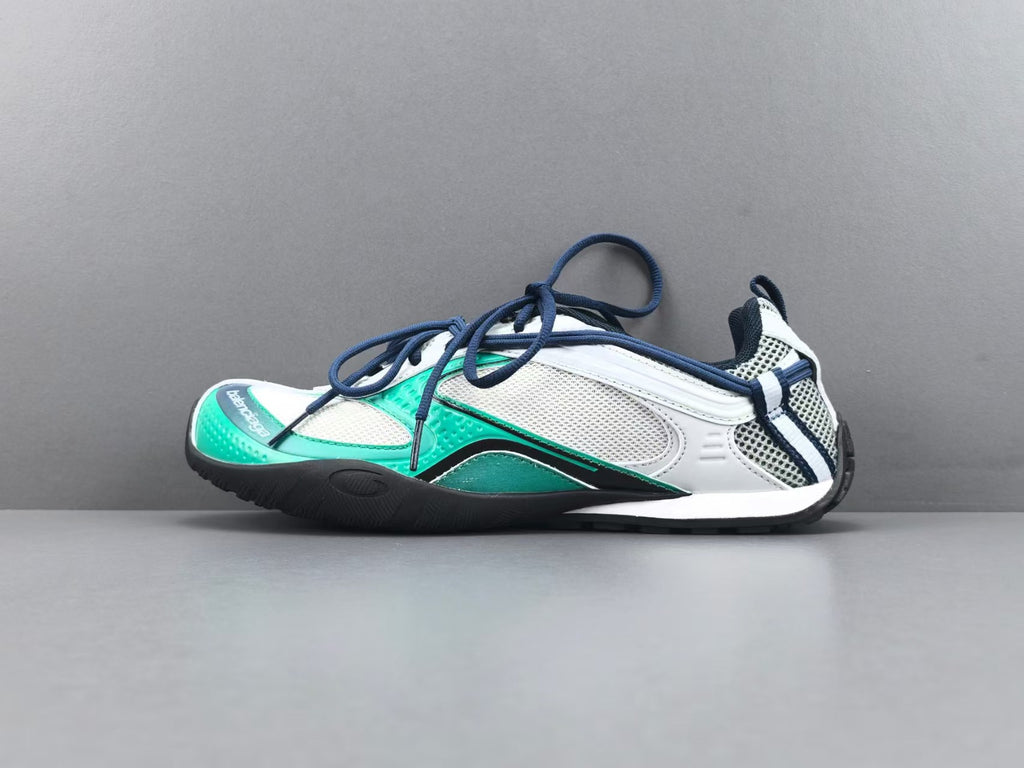 Premium Running Shoes – Green & White