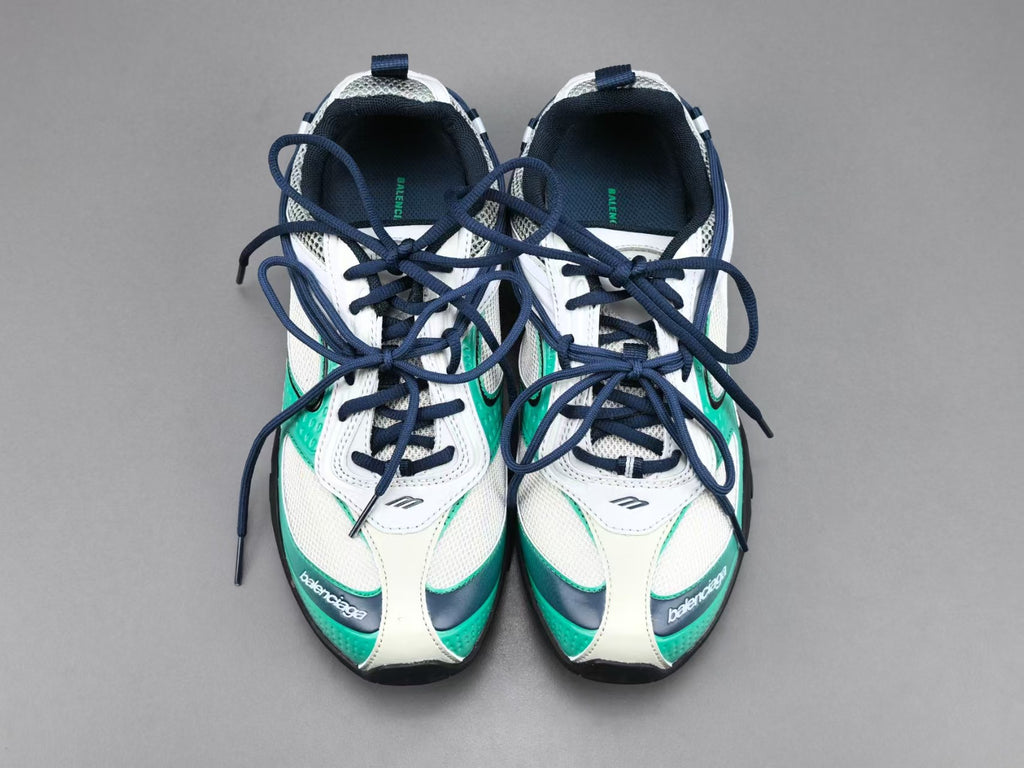 Premium Running Shoes – Green & White