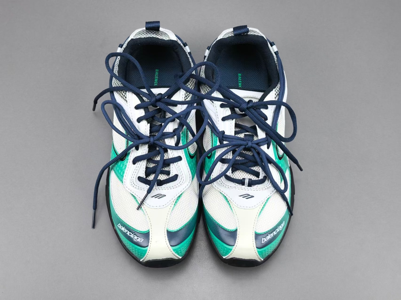 Premium Running Shoes – Green & White