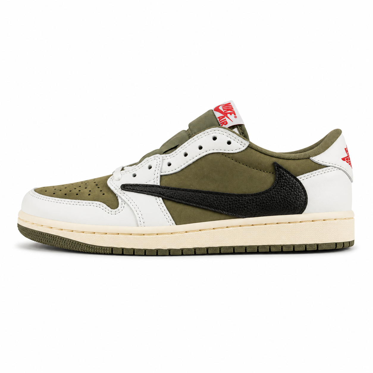 Vintage Olive Low-Top Casual Sneakers – Comfortable Everyday Streetwear Shoes