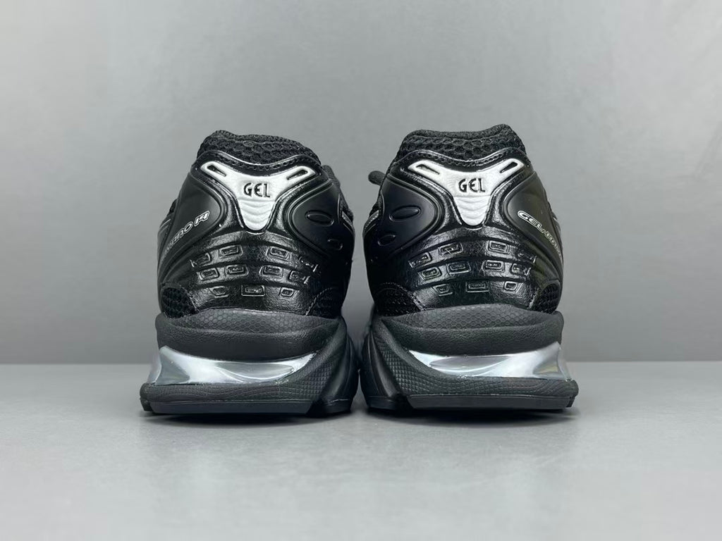 Black Mesh Running Sneakers | Lightweight Cushion Athletic Shoes