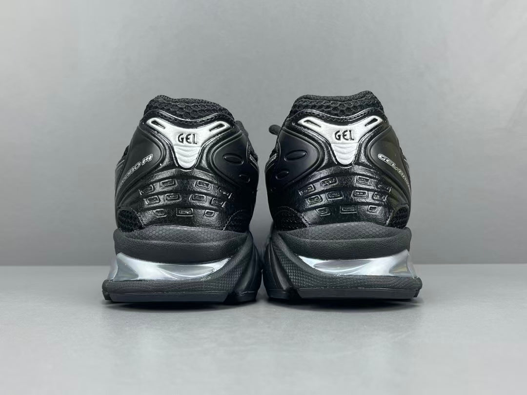 Black Mesh Running Sneakers | Lightweight Cushion Athletic Shoes