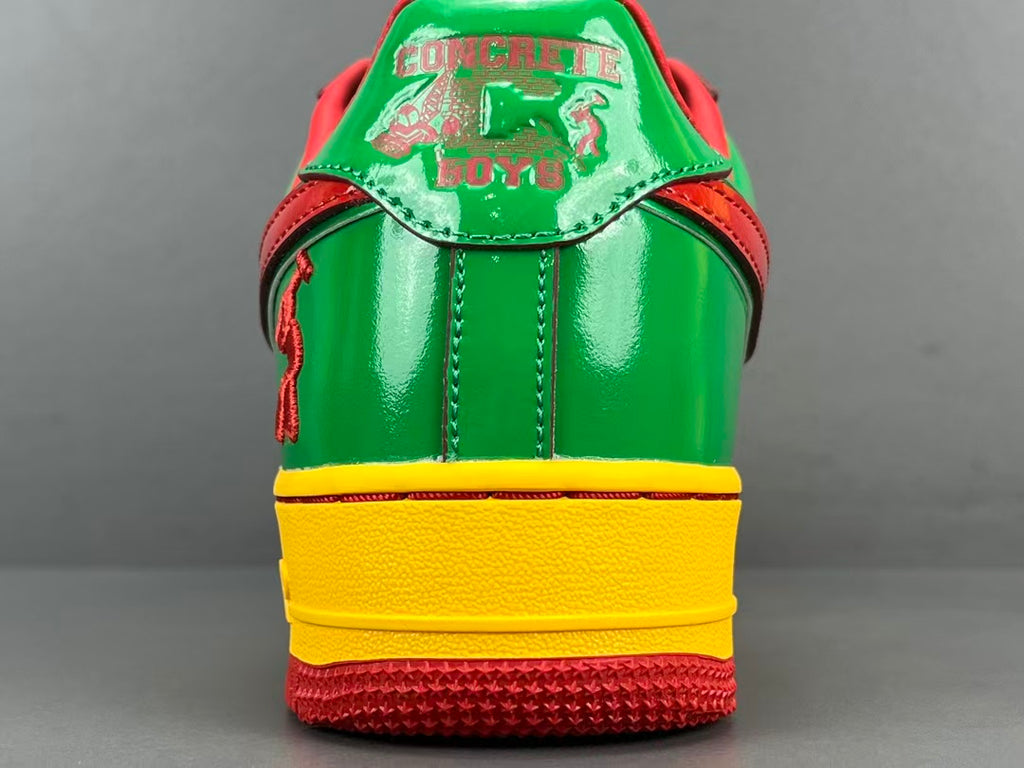 Colorful Patent Leather Low Top Sneakers
