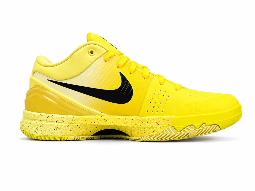Classic Yellow Low-Top Basketball Shoes | Lightweight Court Sneakers