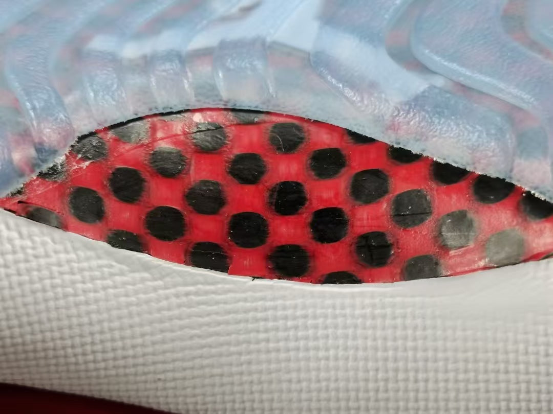 Premium Red White High-Top Basketball Shoes