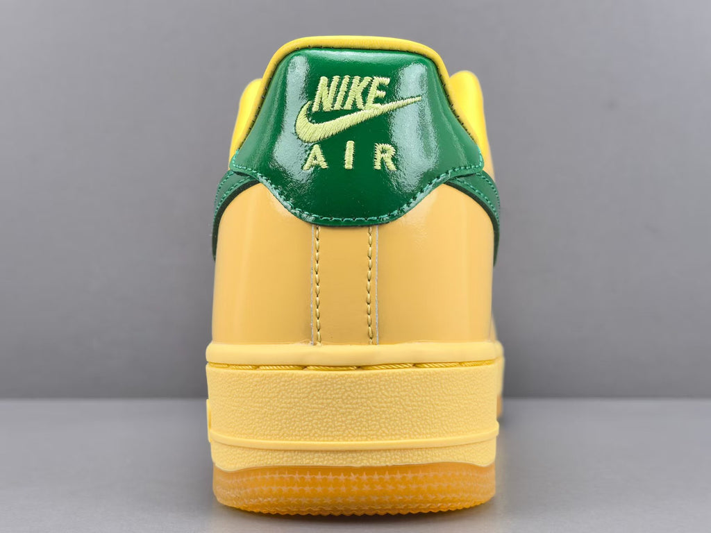 Fashion Low Top Casual Sneakers | Glossy Yellow Green Edition