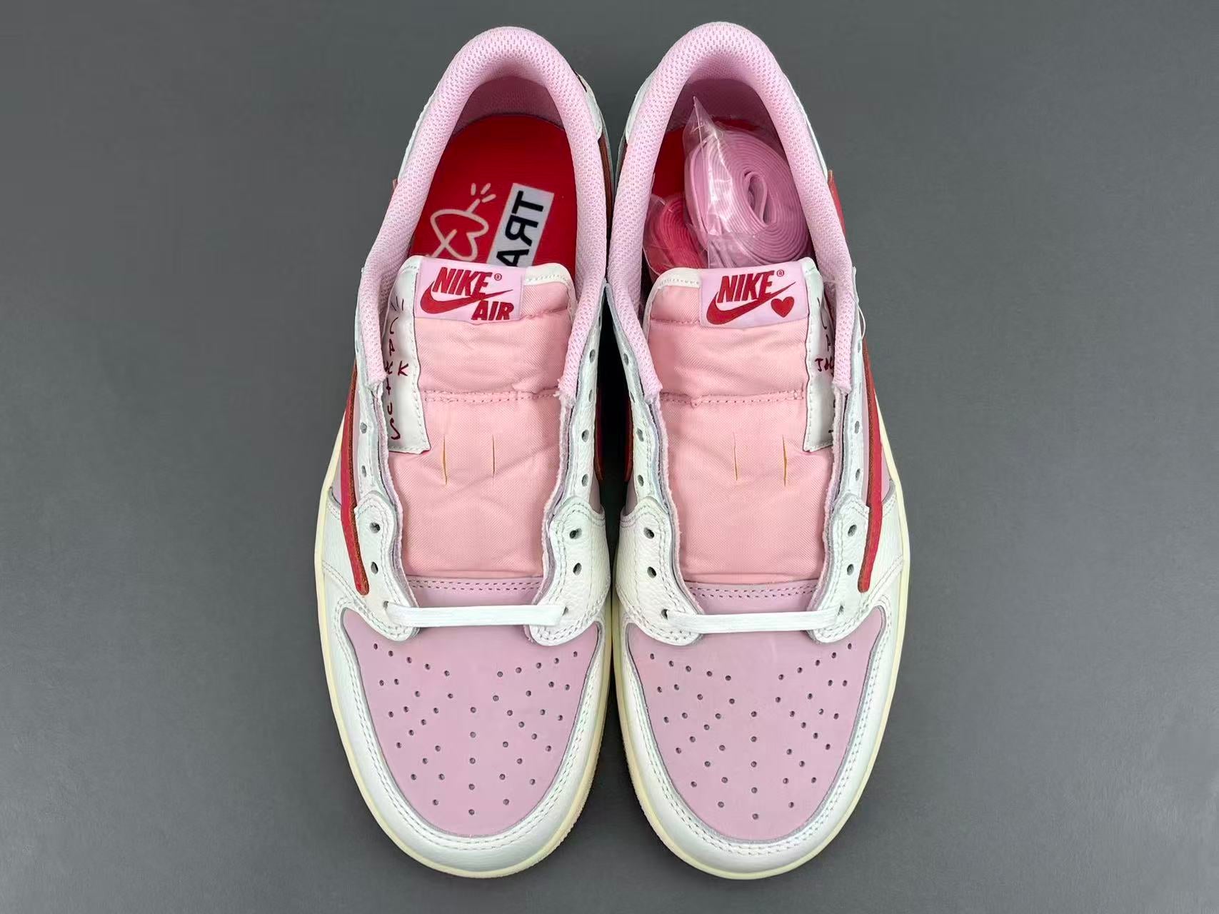Vintage Pink Low-Top Casual Sneakers