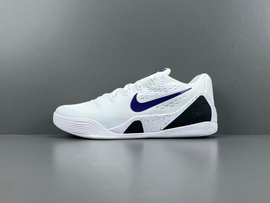 White & Purple Performance Basketball Shoes | Lightweight Court Sneakers