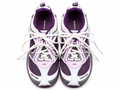 Women's Lightweight Casual Sneakers – Purple Mesh Low Top Shoes