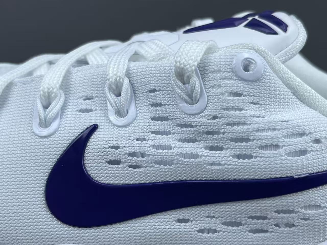 White & Purple Performance Basketball Shoes | Lightweight Court Sneakers