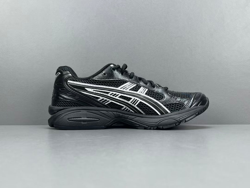 Black Mesh Running Sneakers | Lightweight Cushion Athletic Shoes