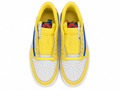 Yellow & Blue Low Top Sneakers | Premium Casual Sports Shoes