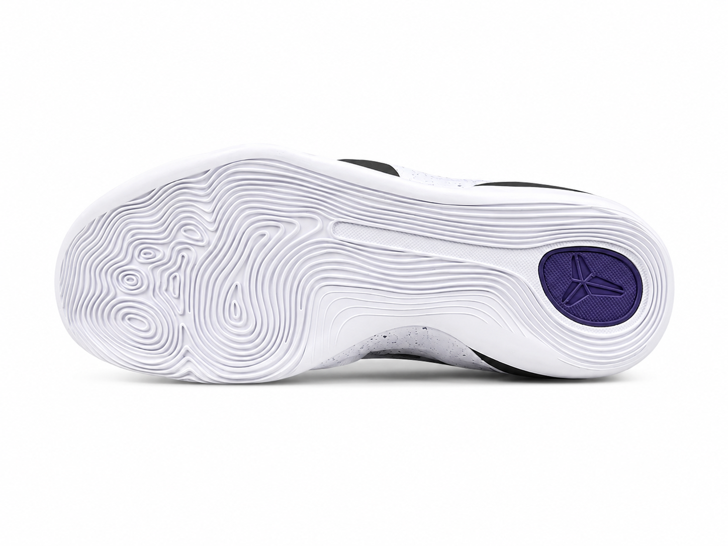 White & Purple Performance Basketball Shoes | Lightweight Court Sneakers