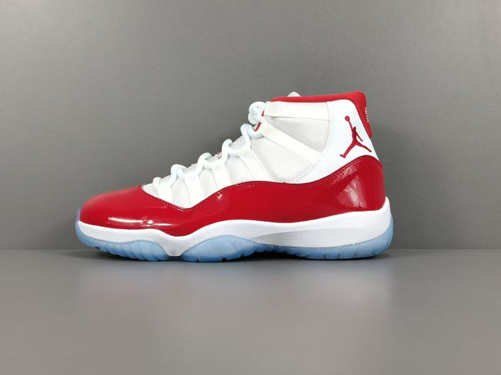 Premium Red White High-Top Basketball Shoes