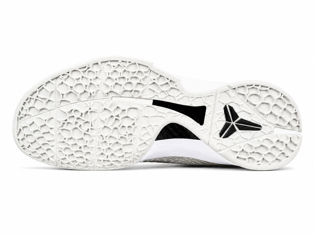White Textured Basketball Shoes | Lightweight Performance Court Sneakers
