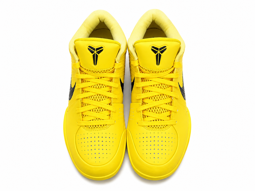 Classic Yellow Low-Top Basketball Shoes | Lightweight Court Sneakers