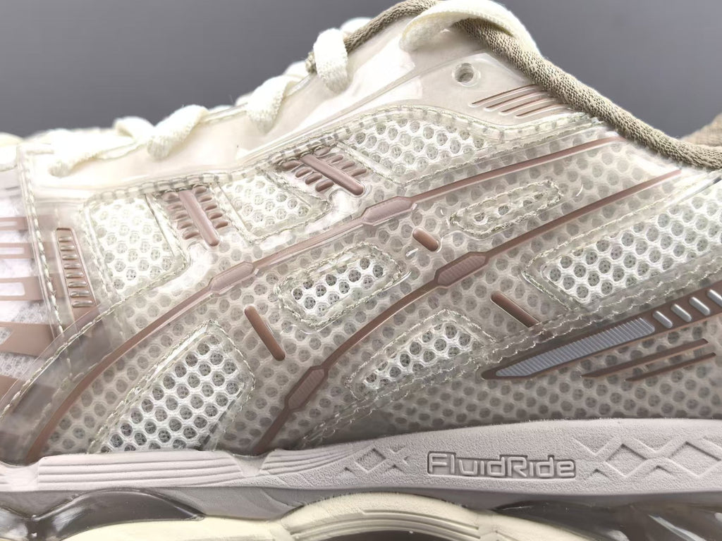 Retro Mesh Running Shoes – Cream Beige Edition