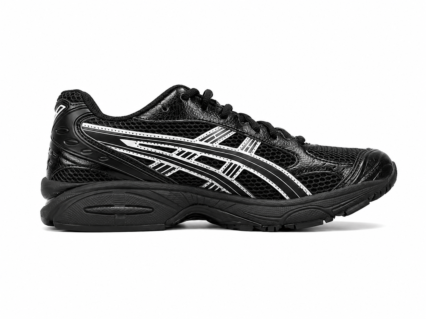 Black Mesh Running Sneakers | Lightweight Cushion Athletic Shoes