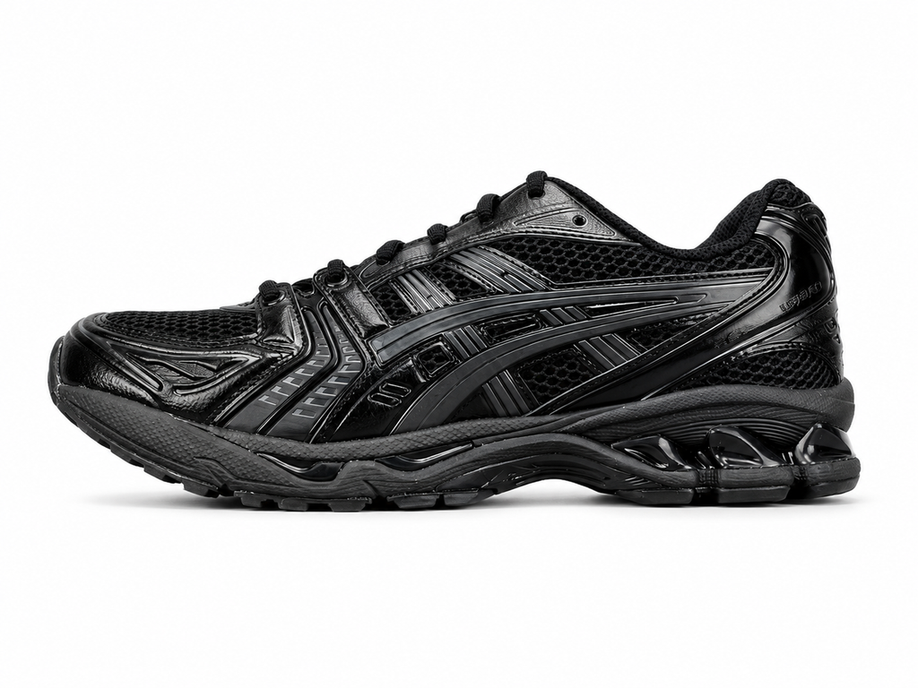 Black Mesh Running Sneakers | Lightweight Cushion Athletic Shoes