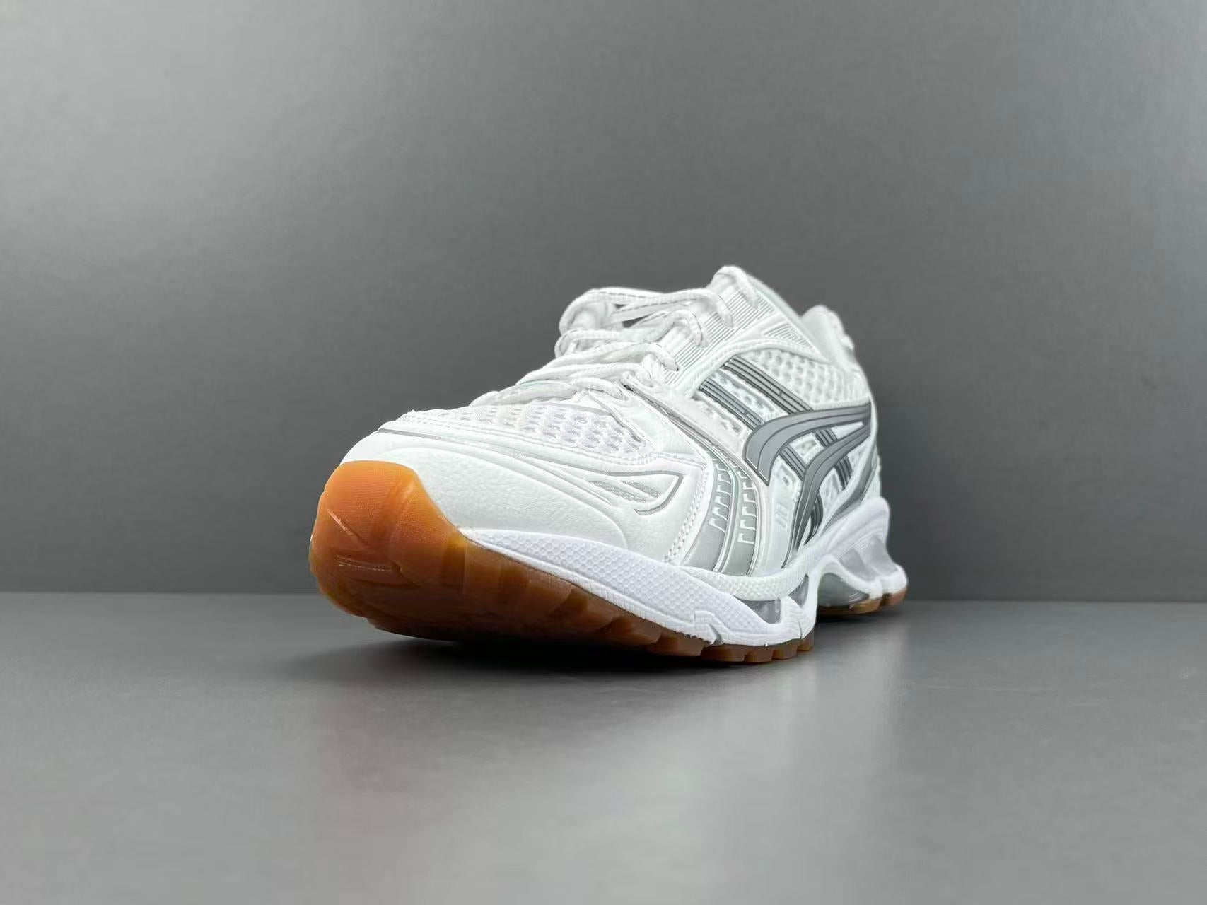 White Silver Running Shoes | Breathable Athletic Sneakers