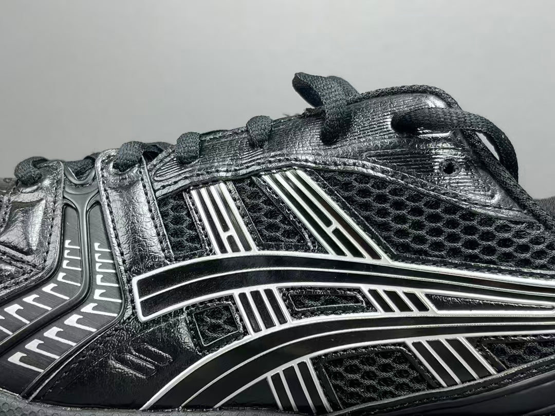 Black Mesh Running Sneakers | Lightweight Cushion Athletic Shoes