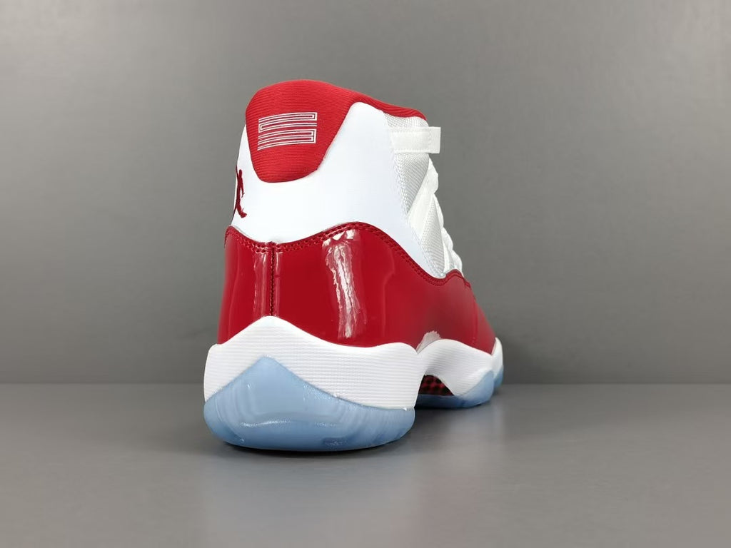 Premium Red White High-Top Basketball Shoes